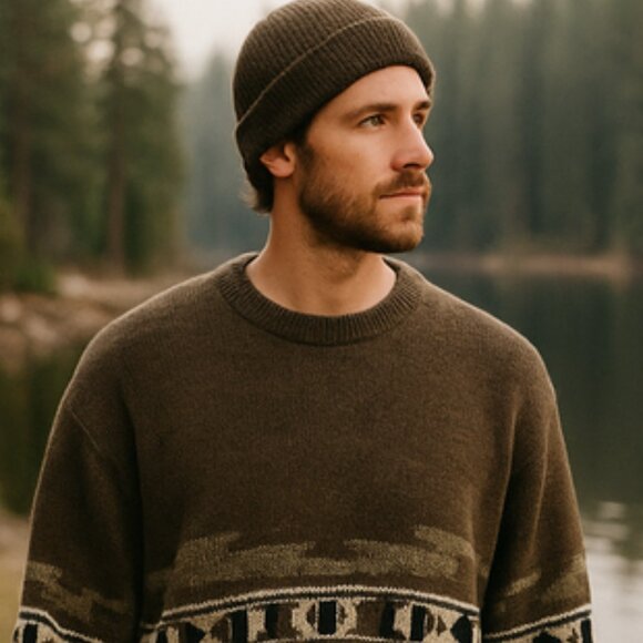 Vintage Windridge Men’s Sweater – XXLT – Made in Korea — Cozy Winter Knit - Picture 3 of 16